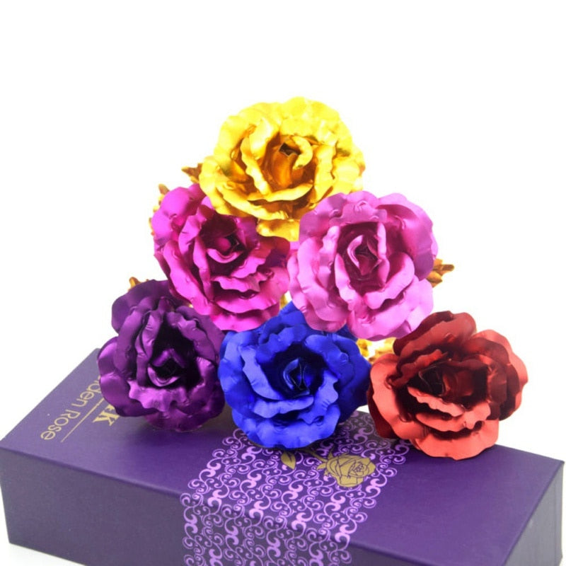 Gold Foil Plated Rose