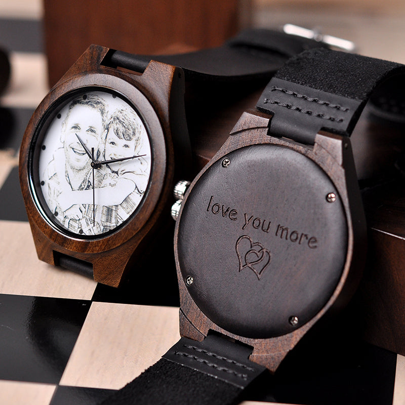 Personalized Wooden Men Watch