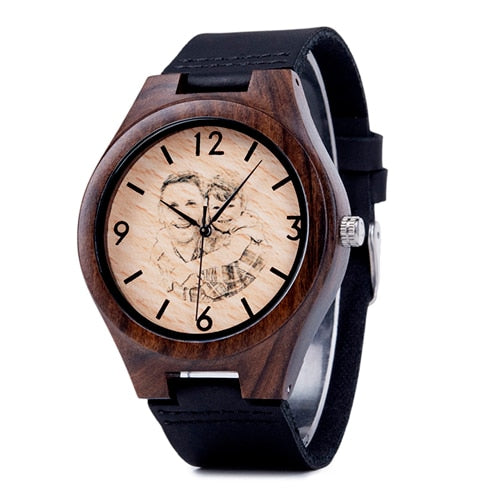 Personalized Wooden Men Watch